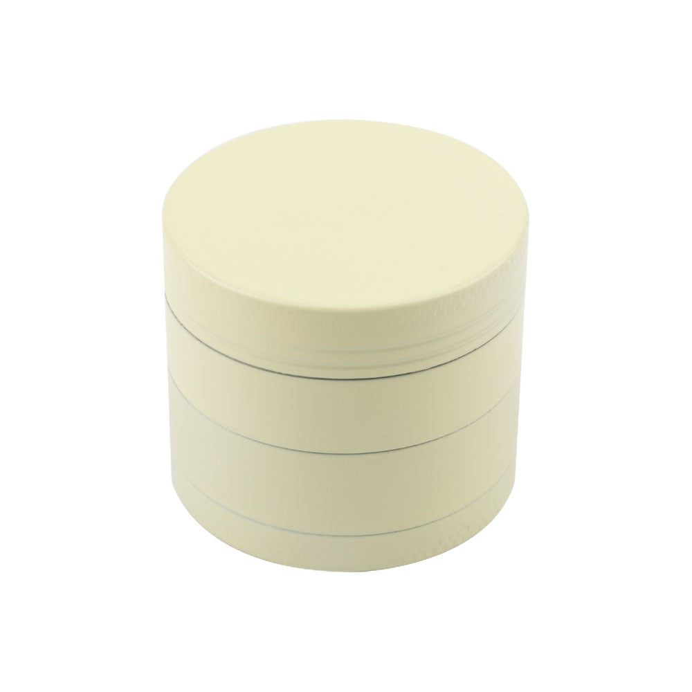 40mm 4 layers zinc alloy herb grinder yellow