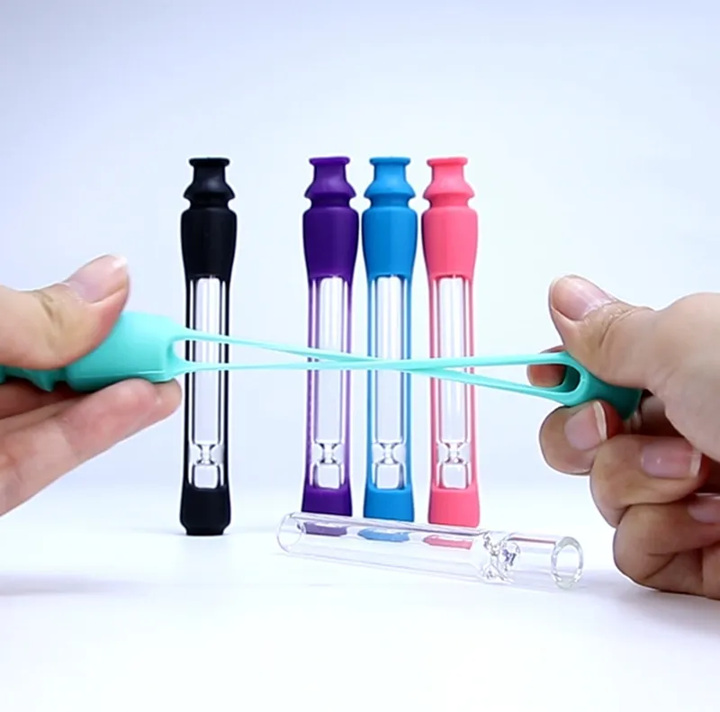 Colorful glass smoking pipes One Hitter Filters