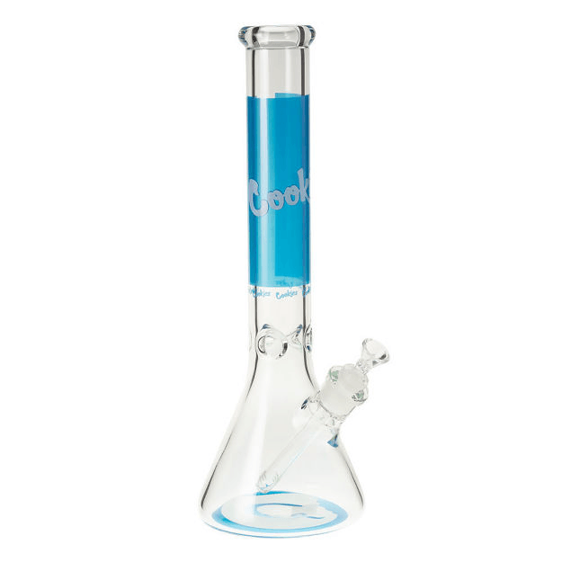 Cookies Beaker Glass bong Water Pipe with Ice Catcher Portable - Puffingmaster