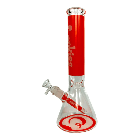 Cookies Beaker Glass bong Water Pipe with Ice Catcher Portable - Puffingmaster