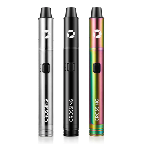 Crossing Coil King AIO dab pens rainbow silver black