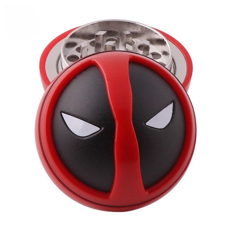 53MM Deadpool Herb Grinder 3-Piece Metal Tobacco Crusher - Puffingmaster