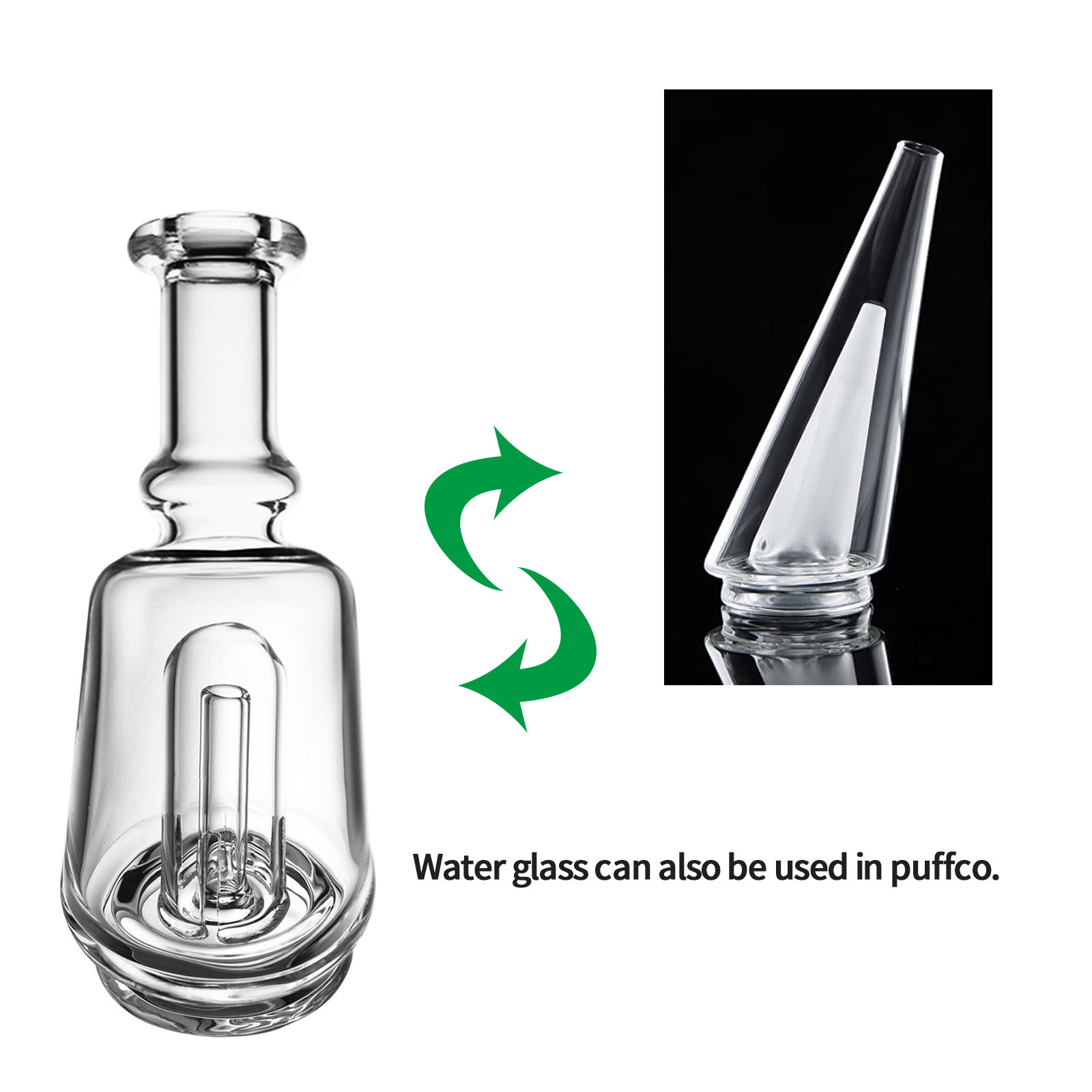 IECIGBEST TOP 3 In 1 Electric Dab Rig glass compatible with puffco peak