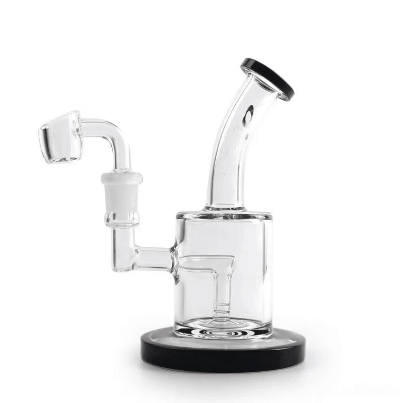 6'' Mini Glass Dab Rig | 5MM Thickness Banger Nail Portable Durable - Puffingmaster