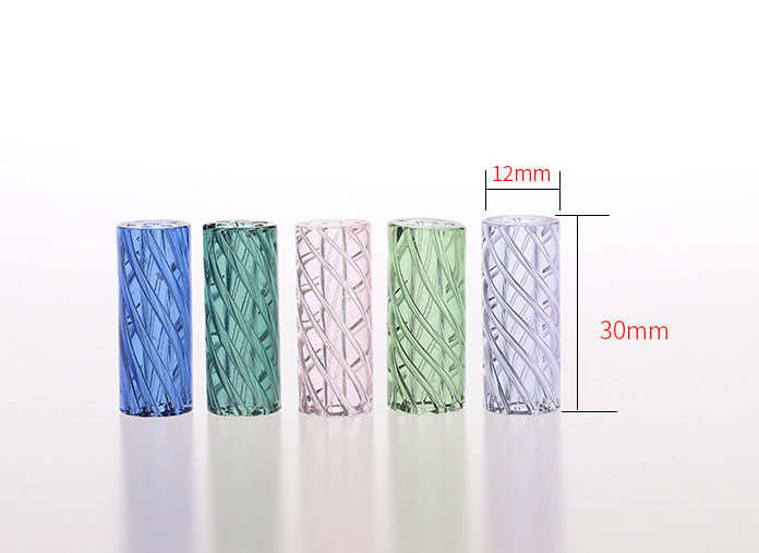 Glass Filter Blunt Tips with 7 Holes Smoking Accessories 5 Pack