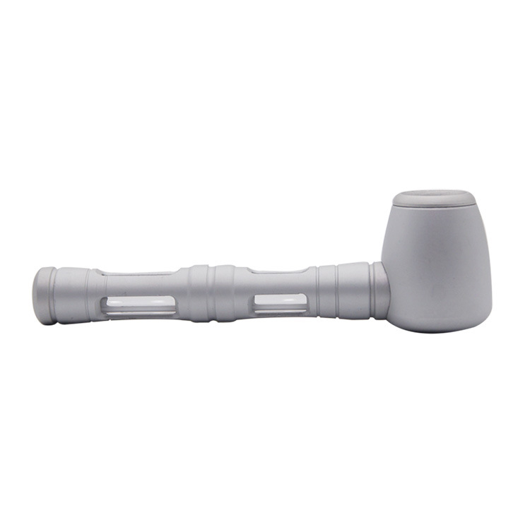 glass metal pipe silver