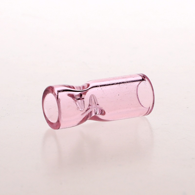 Reusable Glass Tips Filter Flat Mouthpiece Pre Roll Joint for Blunts 100 Pack