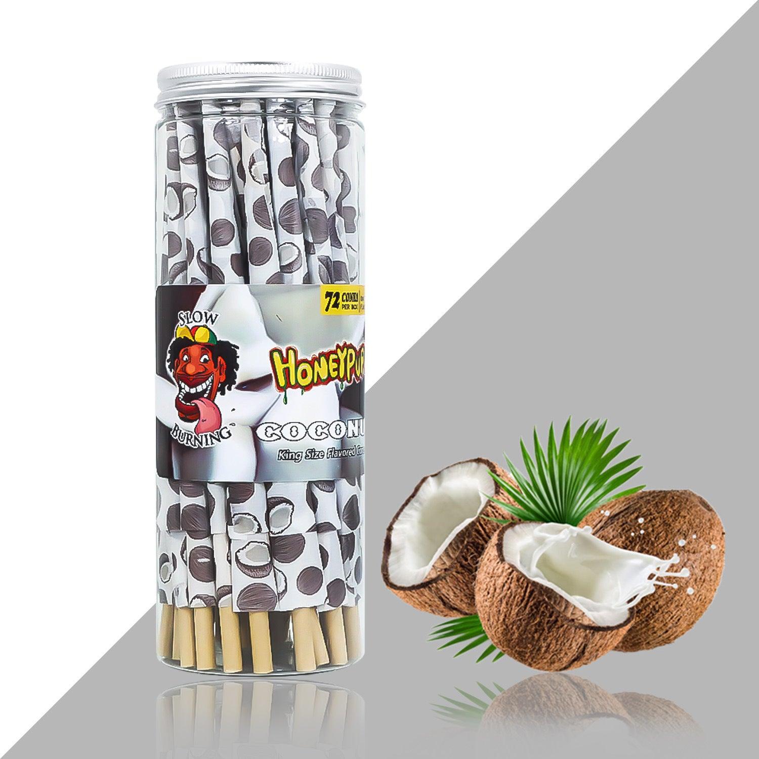Honeypuff 110MM Classic Pre Rolled Cones Rolling Paper Fruit Flavor 72 Cones - Puffingmaster