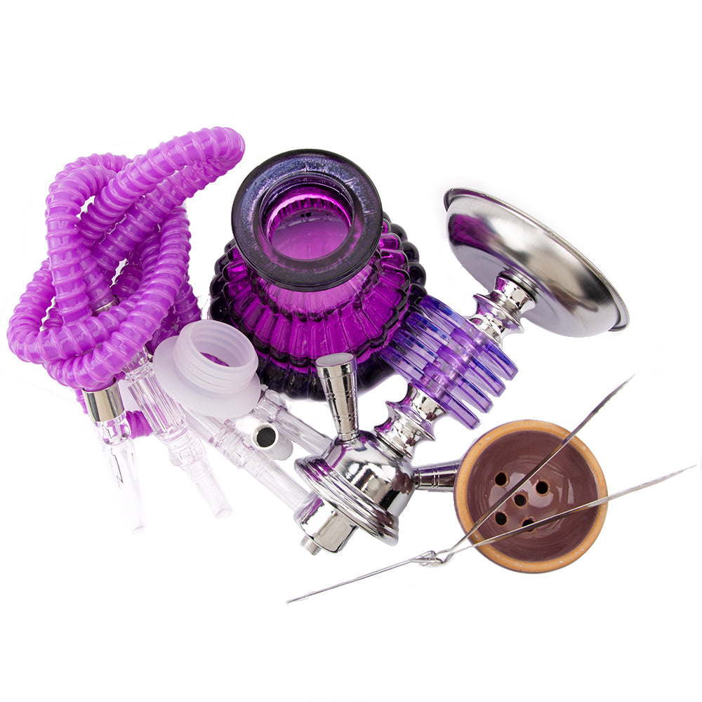 Double Hose Hookah Set Shisha Narguile Smoking