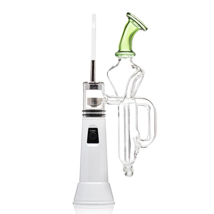 leaf buddi x-enail 1500mah e-rig vaporizer kit white