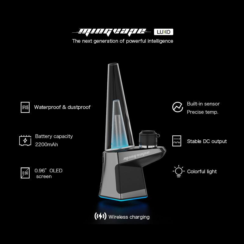 mingvape luxo electric dab rig erig with specifications