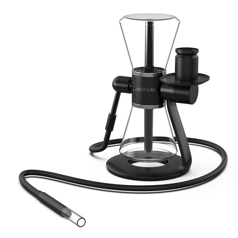 mingvape sandglas 360° rotating gravity bong black