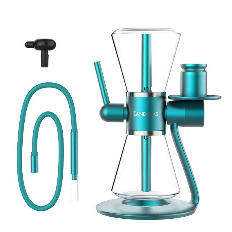 mingvape sandglas 360° rotating gravity bong blue