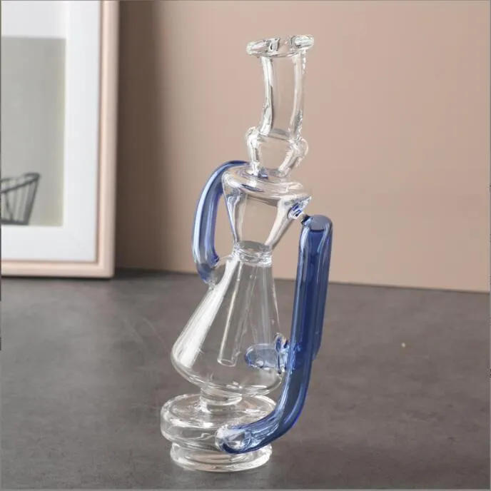 puffco peak recycling glass attachment blue