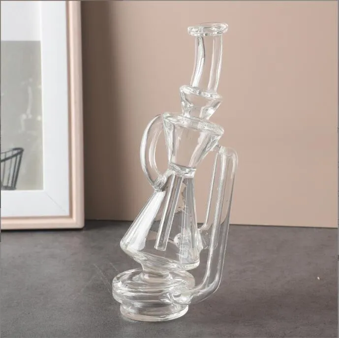 puffco peak recycling glass attachment transparent