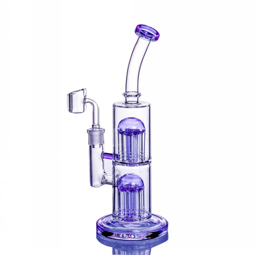 Thick Glass Dab Rig Arm Tree Water Pipes Portable - Puffingmaster