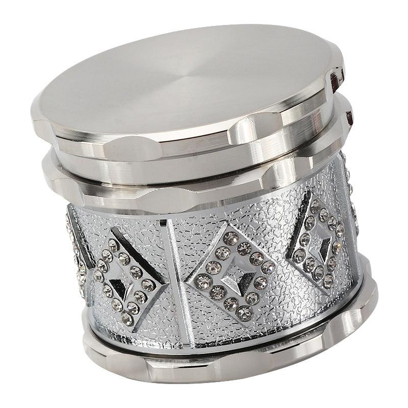 60mm 4-Layer Retro Mini Herb Grinder Tobacco Crusher Zinc Alloy Smoking Accessories - Puffingmaster