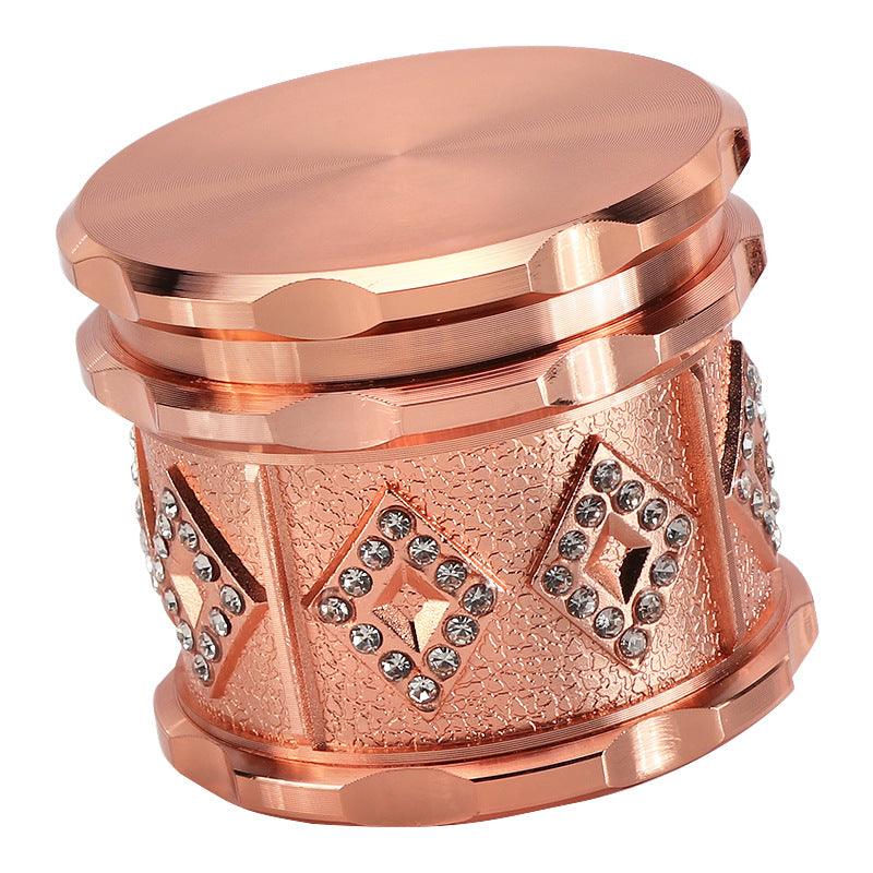 60mm 4-Layer Retro Mini Herb Grinder Tobacco Crusher Zinc Alloy Smoking Accessories - Puffingmaster