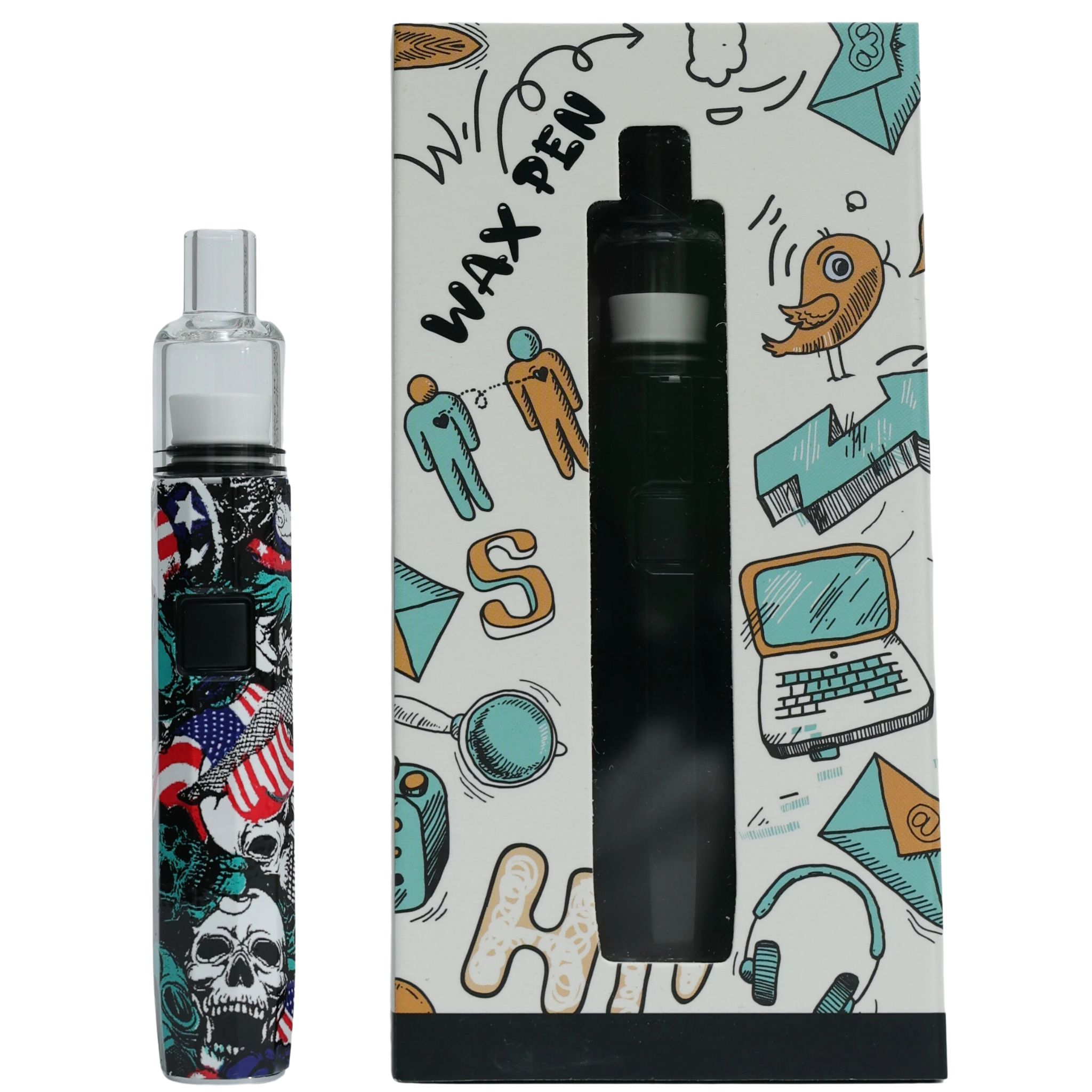 Wax Pen Vaporizer Kit Variable Voltage with 500mAh Battery