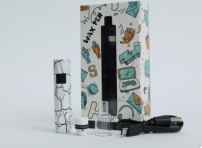 Wax Pen Vaporizer Kit Variable Voltage with 500mAh Battery