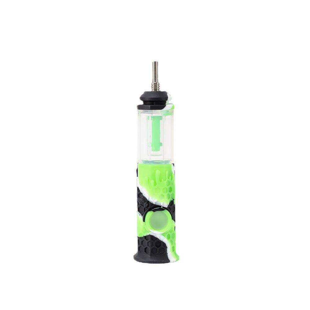 Silicone Nectar Collector | with Titanium Tip Multi-color Durable Lightweight Portable - Puffingmaster