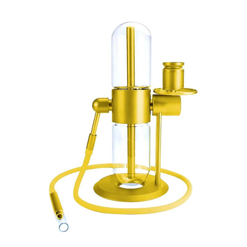 Arab Gravity Hookah Kettle Set | Double Filtered Glass Rotating Gravity Bong - Puffingmaster