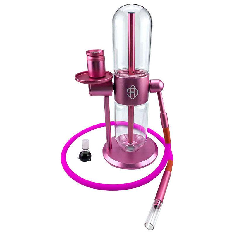 Arab Gravity Hookah Kettle Set | Double Filtered Glass Rotating Gravity Bong - Puffingmaster