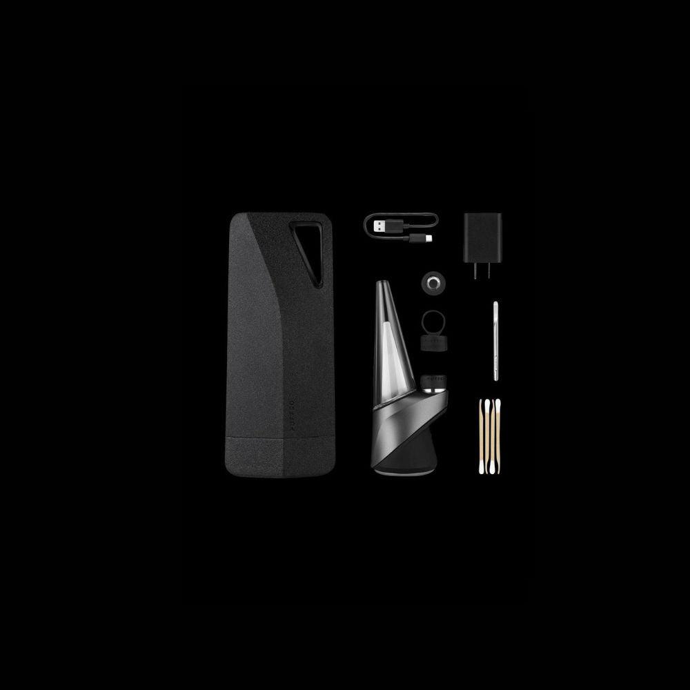 puffco peak pro smart erig black portable with accessories