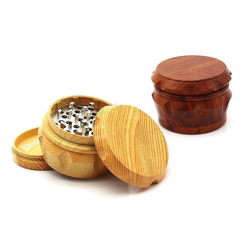 40MM 50MM 63MM 4 Layers Drum Type Herb Grinder | Weed Herb Crusher Smoking Pipe Accessories - Puffingmaster