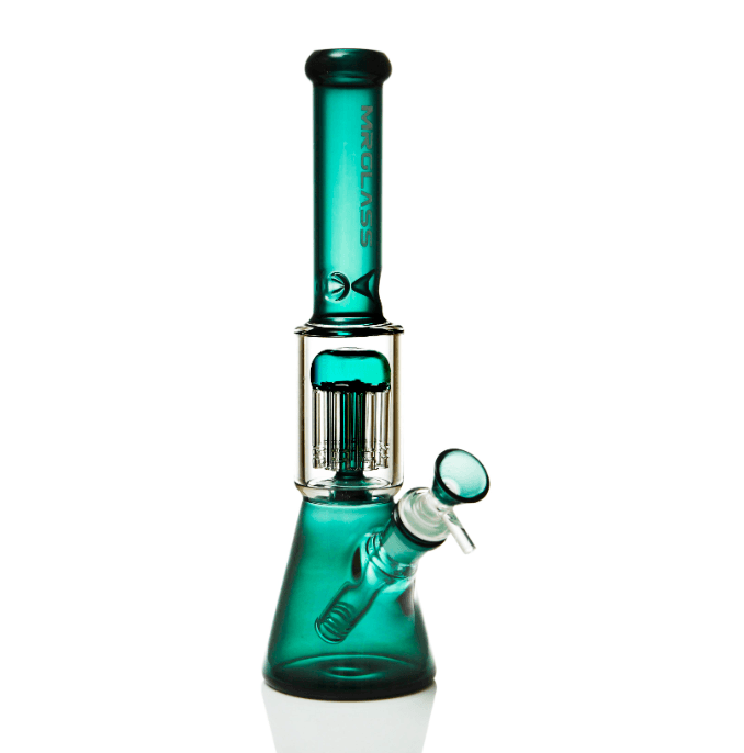 Glass Shisha Bong | Colorful Lightweight Portable Tube Hand Water Pipe Accessories - Puffingmaster