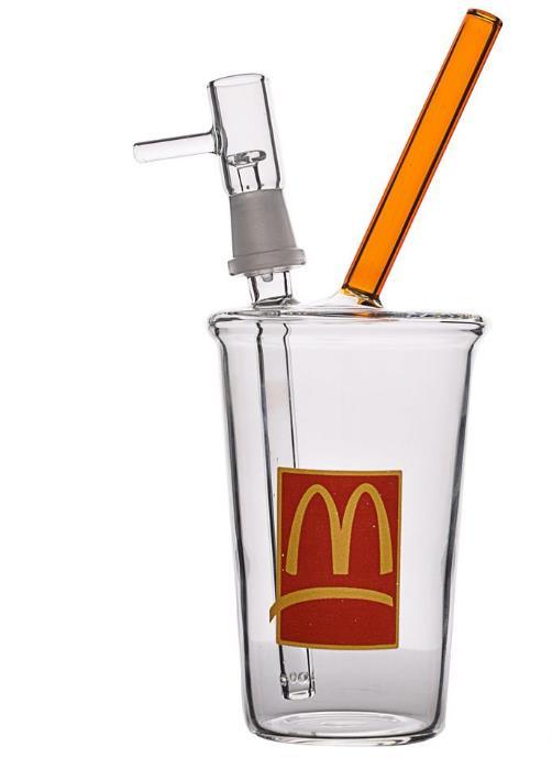 Mini Beaker Bong | McDonald Cup Bubbler Water Bongs Water Pipes Oil Rigs - Puffingmaster