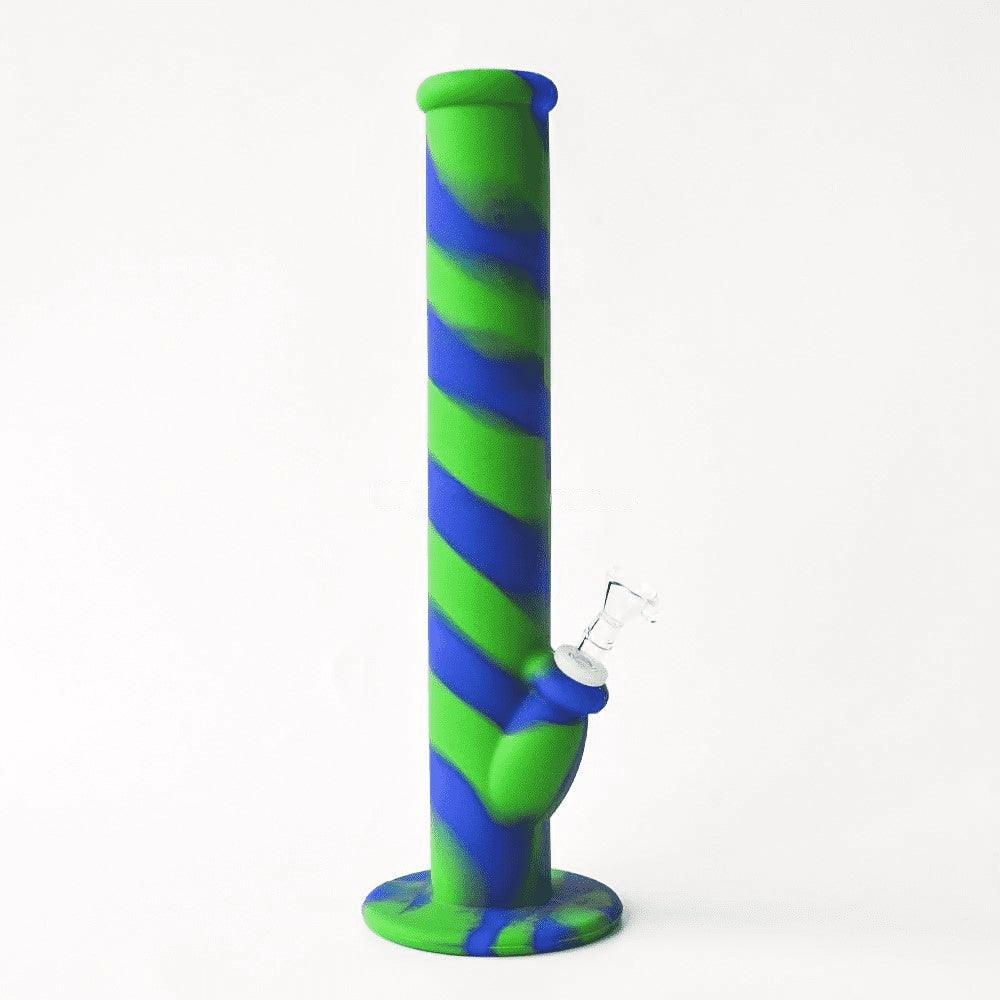 Silicone Glass Bong | with Straight Filter Multi-color Water Pipe Tobacco Puffing Smoking Portable - Puffingmaster