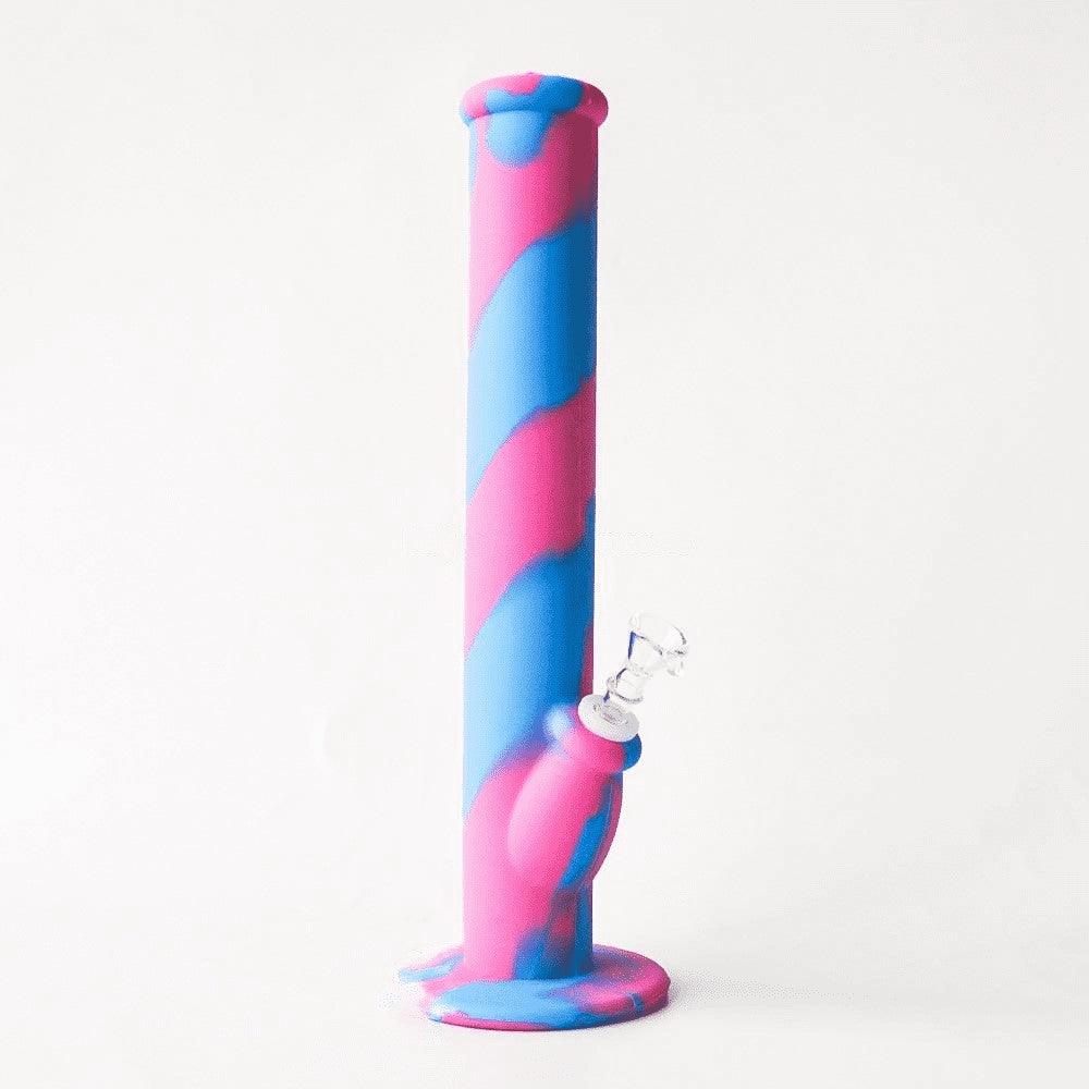 Silicone Glass Bong | with Straight Filter Multi-color Water Pipe Tobacco Puffing Smoking Portable - Puffingmaster