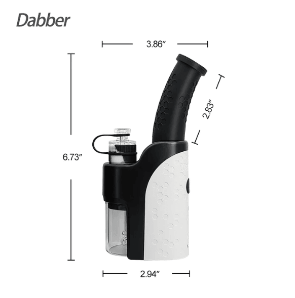 Waxmaid 6.73'' Dabber Electric Dab Rig | Wax Vaporizer with 1900mAH battery - Puffingmaster