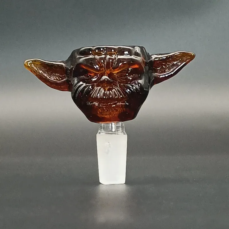 14mm glass bowl male elf amber