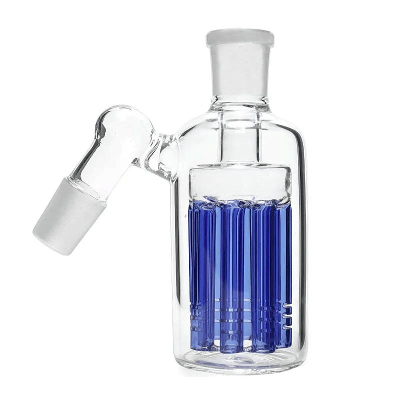 8-Arm Tree Perc Glass Ash Catcher | for Smoking Pipes Bongs Filter Glass Water Bubbler - Puffingmaster