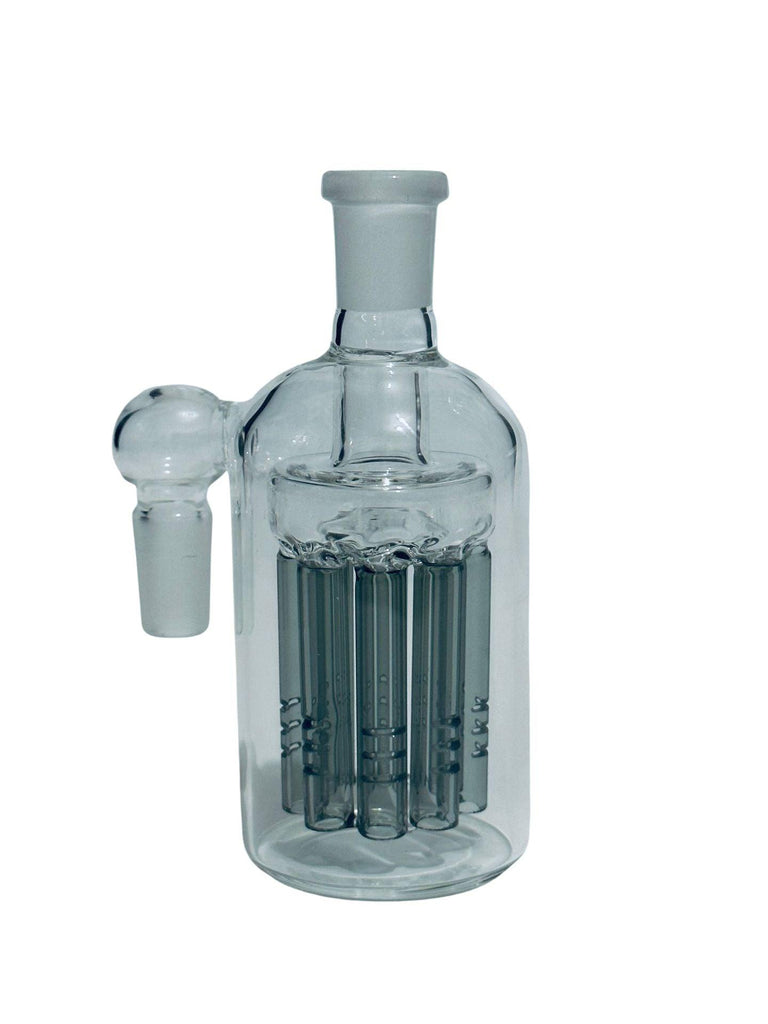 8-Arm Tree Perc Glass Ash Catcher | High Boron Silicone Glass Adapter Smoking Collector - Puffingmaster