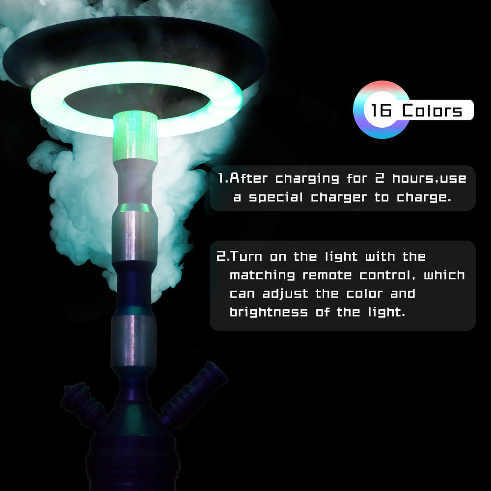 6 Inch Usb LED Ring Lamp Hookah Shisha Accessory with Remote
