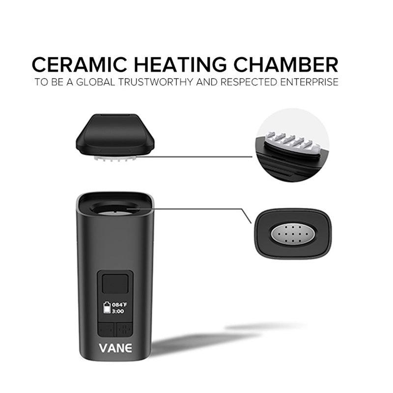 Yocan Vane Kit Dry Herb Vaporizer | with 1100mAh Battery Digital OLED Display - Puffingmaster