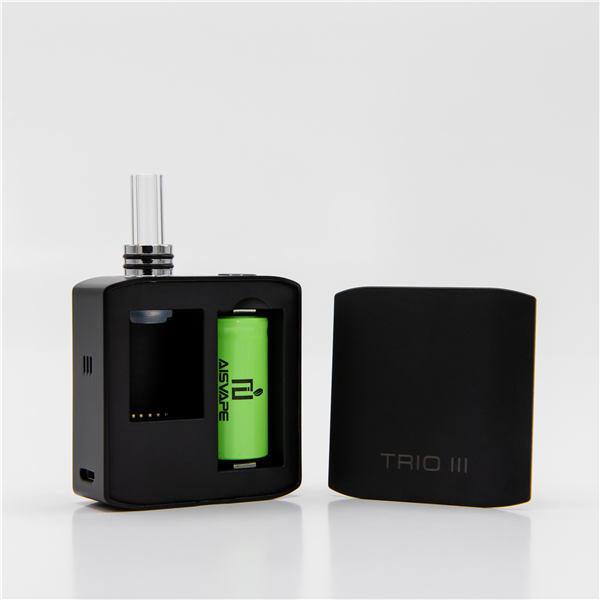 Trio III 3-in-1 Dry Herb Wax Concentrate Vaporizer Kit with 900mAh Battery - Puffingmaster