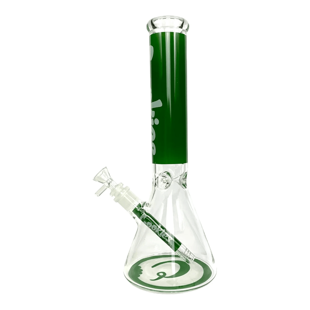 Cookies Beaker Glass bong Water Pipe with Ice Catcher Portable - Puffingmaster