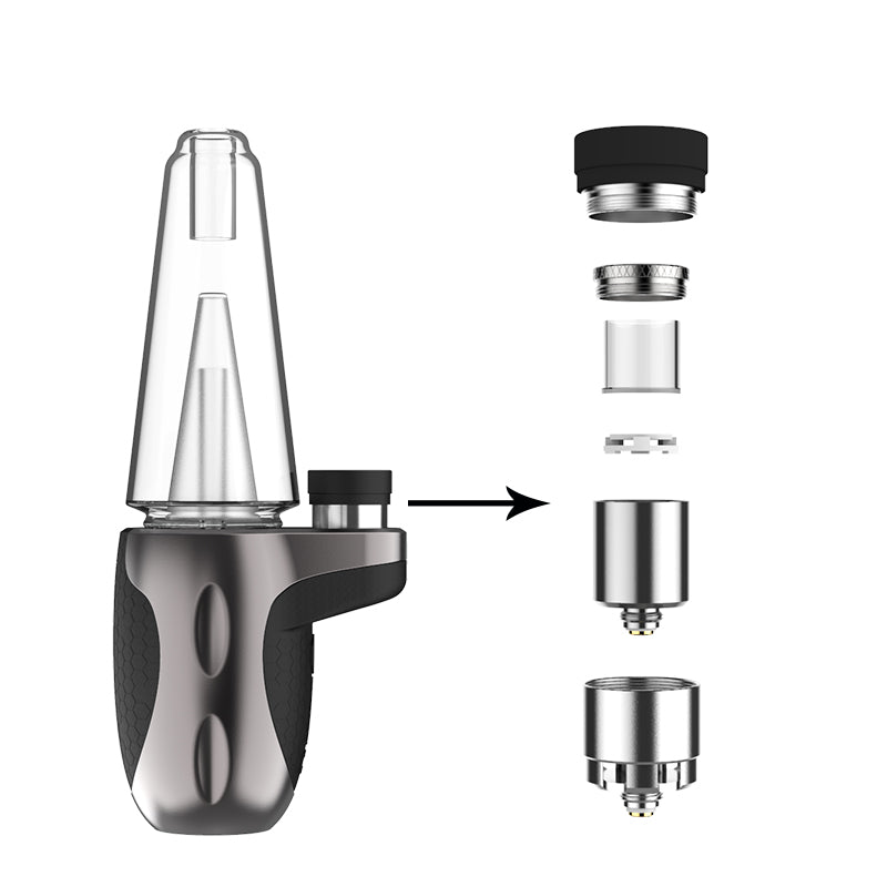 dabcool w2 electric dab rig with atomizer & carb cap