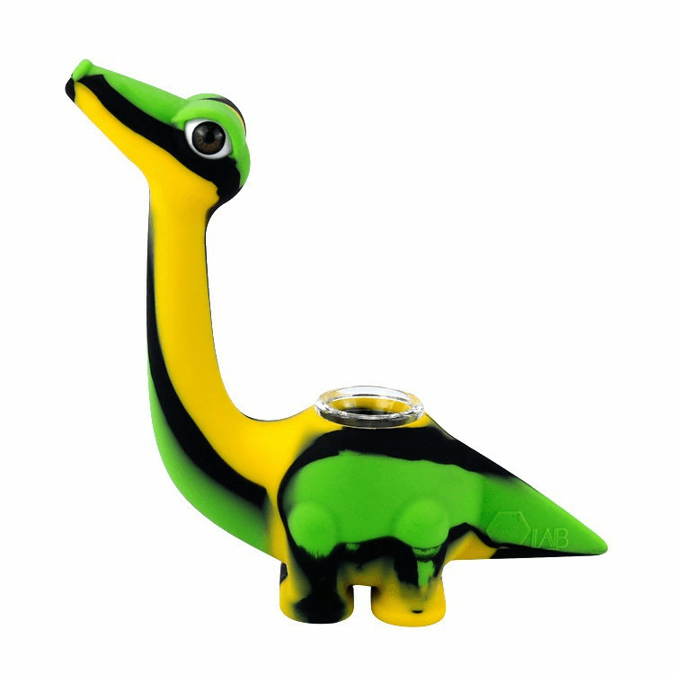 Dinosaur Silicone Mini Pipe Bubbler Tobacco Hand Pipe