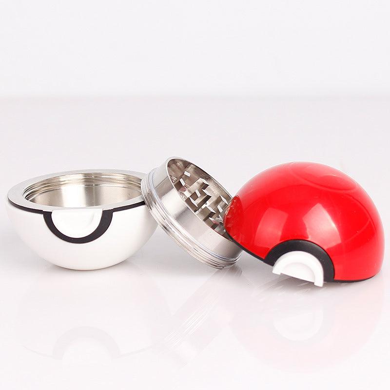 50MM 3 Layers Zinc Alloy ELF Ball Herb Grinder with Gift Box - Puffingmaster