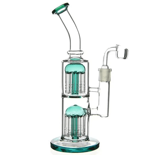 Thick Glass Dab Rig Arm Tree Water Pipes Portable - Puffingmaster