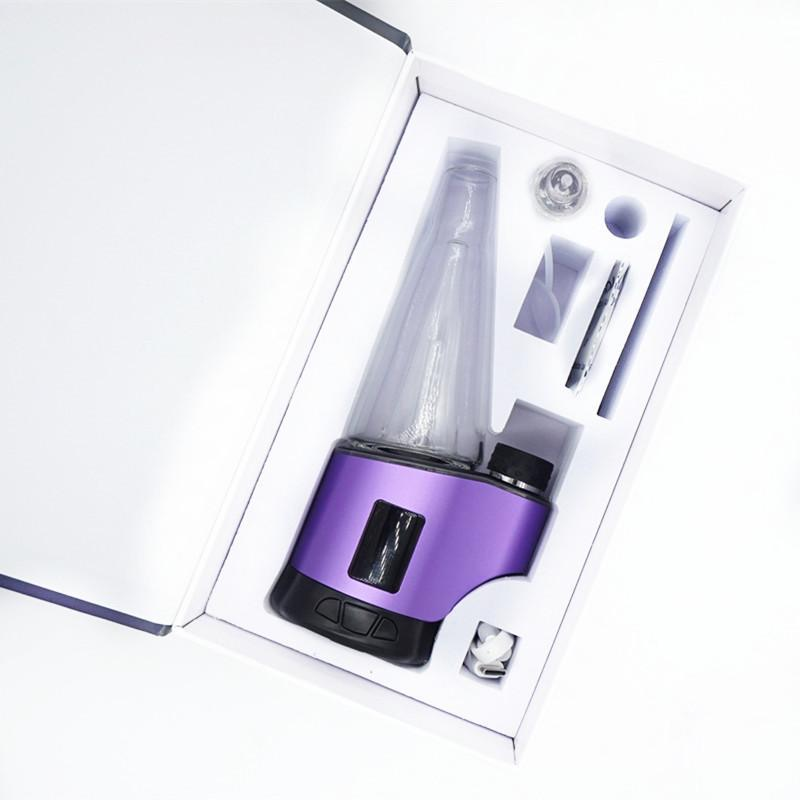 hato h2 electric dab rig purple with accessories and box