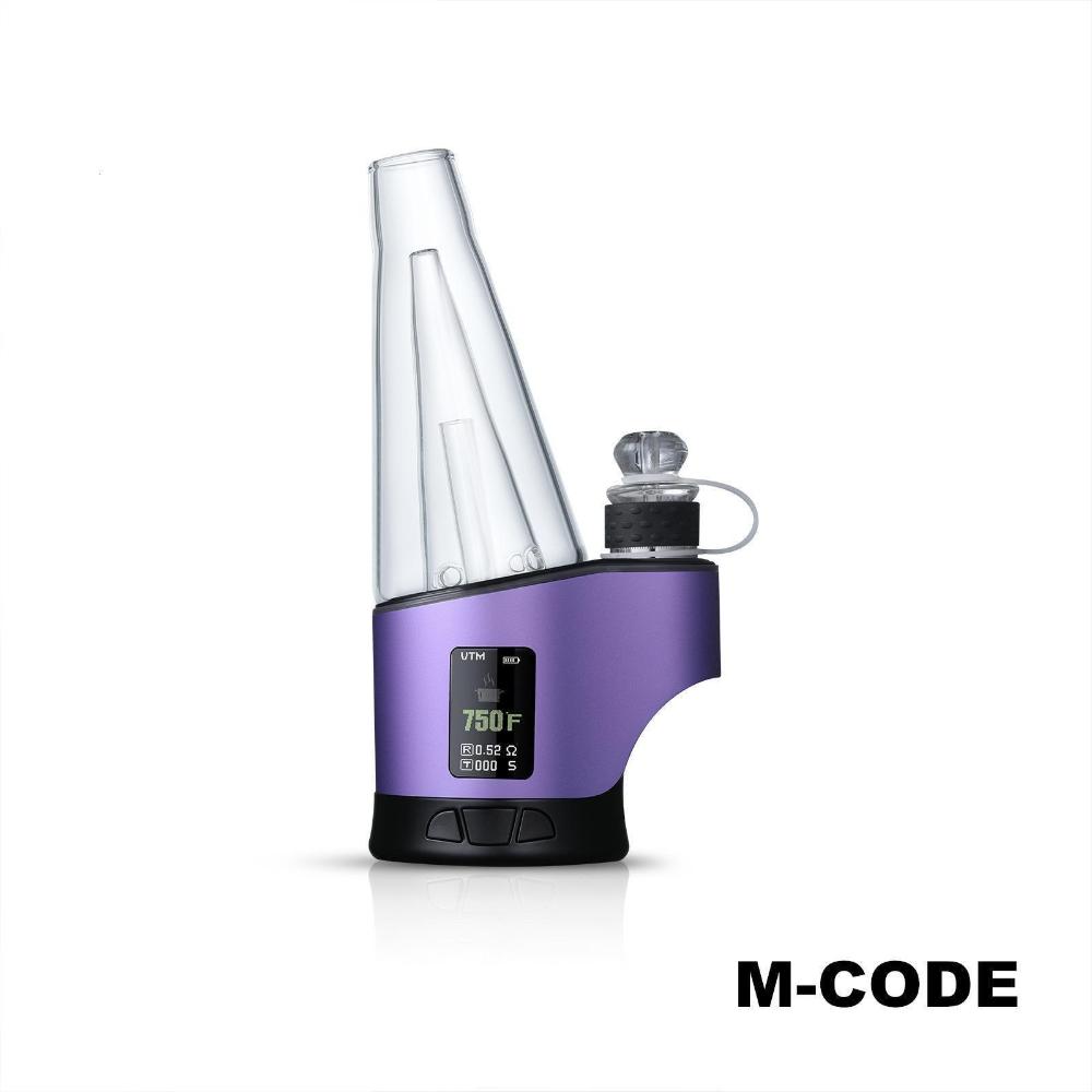 hato h2 electric dab rig purple wax vaporizer erig with 2800mAh battery