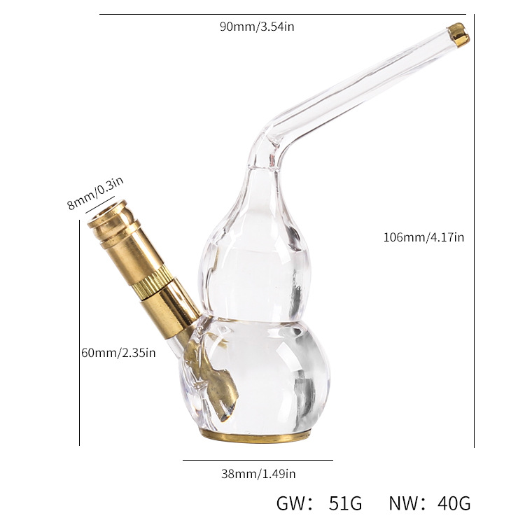 Mini Hookah Tobacco Smoking Pipe with size