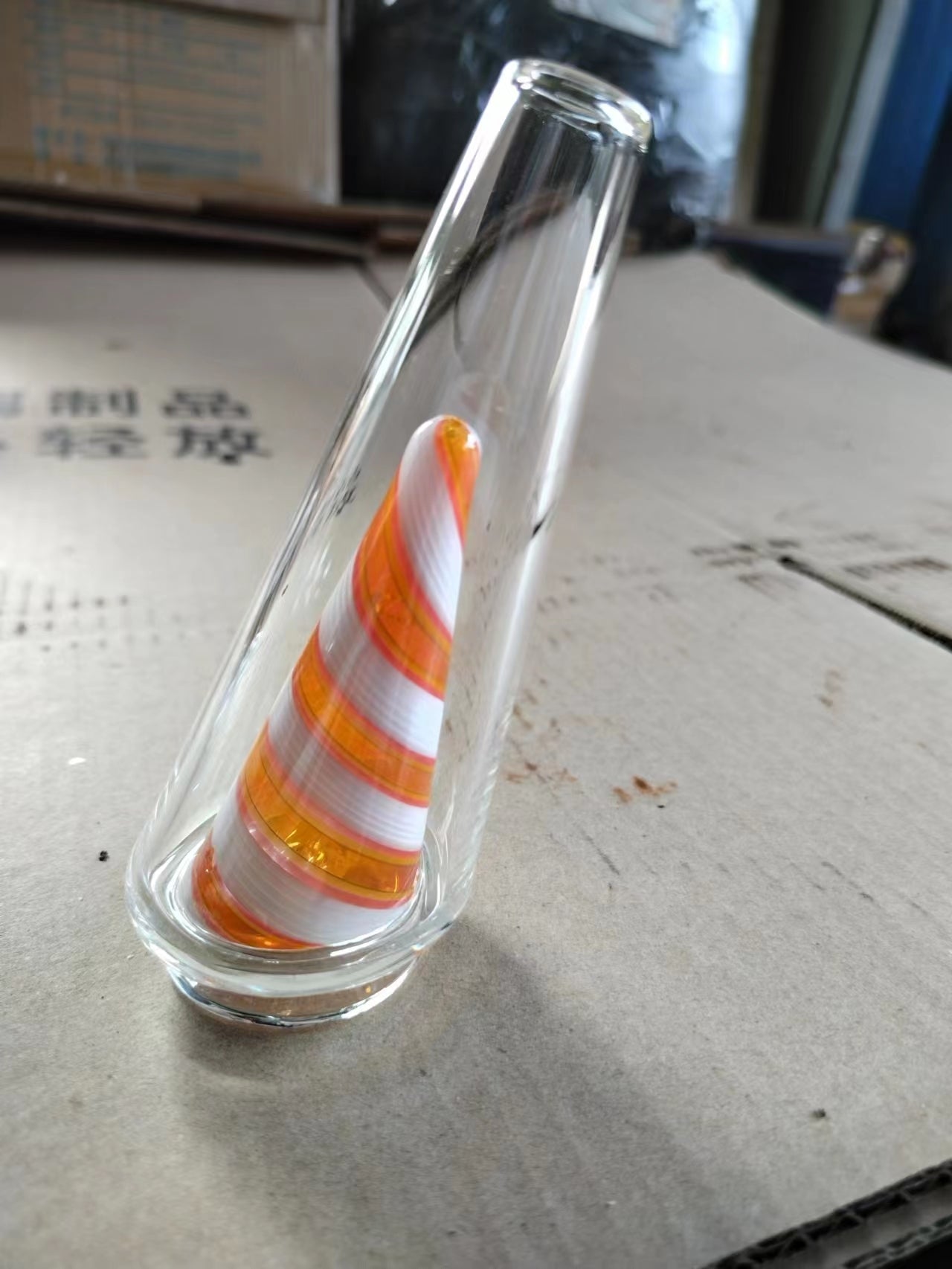 puffco peak glass bubbler orange