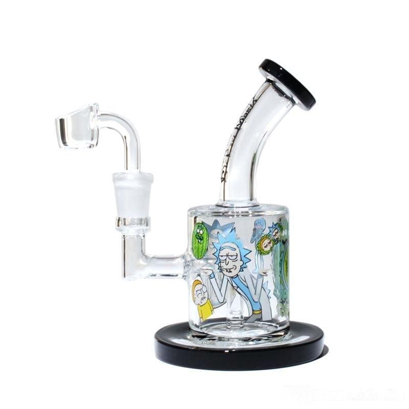 Rick and Morty Dab Rig | with 5MM Thickness Banger Portable - Puffingmaster